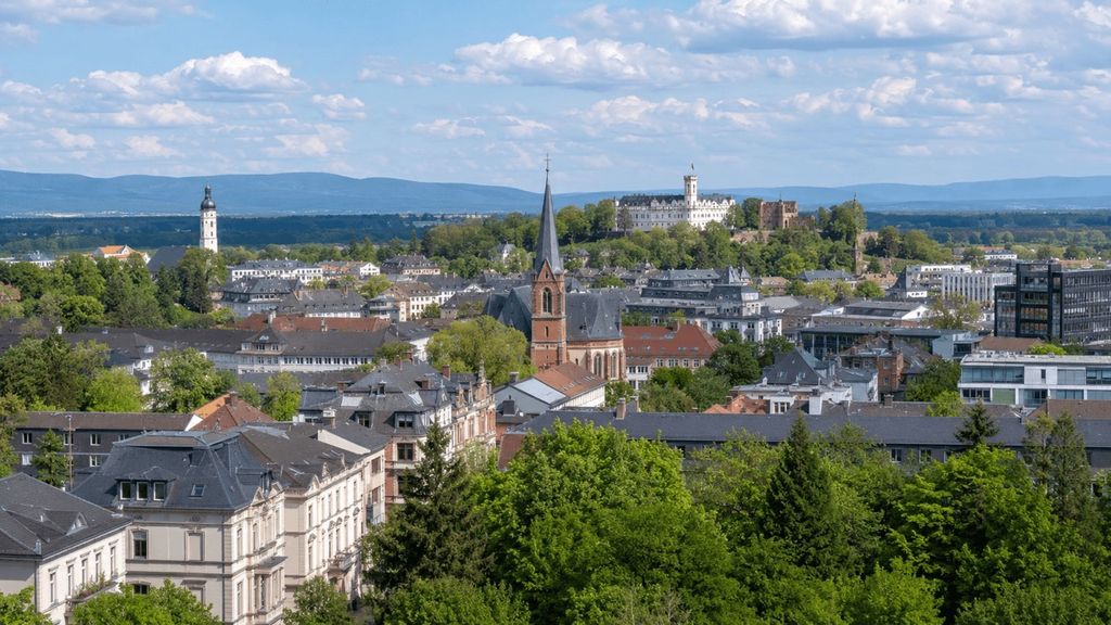 Stadtkulisse von Bad Homburg