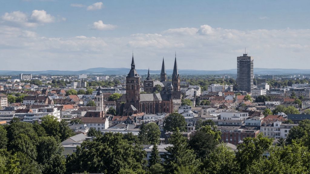 Stadtkulisse von Hanau